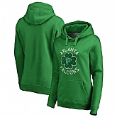 Women Atlanta Falcons NFL Pro Line by Fanatics Branded St. Patrick's Day Luck Tradition Pullover Hoodie Kelly Green,baseball caps,new era cap wholesale,wholesale hats